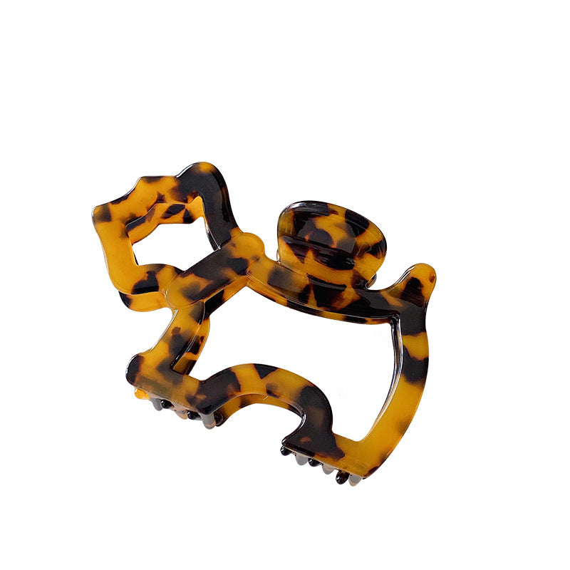 Wholesale Acetic Acid Board Simple Cute Cute Hollow Hairpin Medium Hairpin